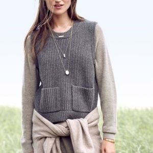 Madewell Merino Wool Ribbed Sweater Vest